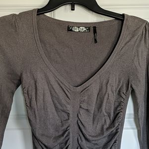 Three quarter sleeve sweater